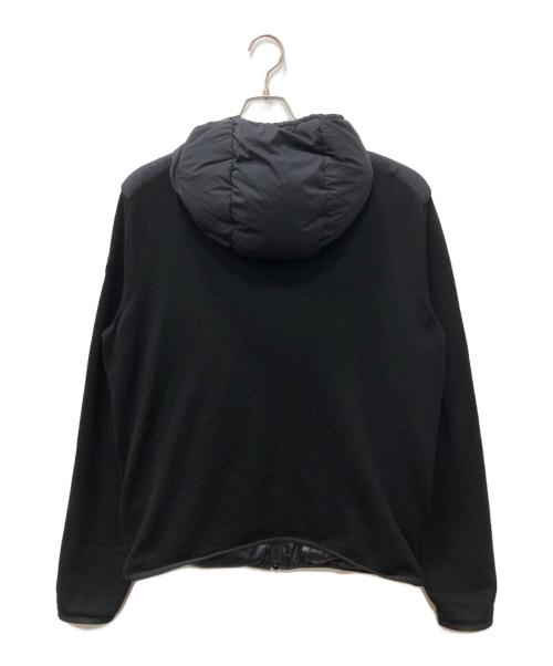 MONCLER（モンクレール）MONCLER (モンクレール) CARDIGAN TRICOT ニット切替ダウンジャケット ブラック サイズ:SIZE XLの古着・服飾アイテム