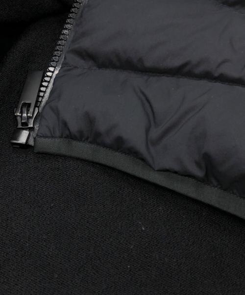 MONCLER（モンクレール）MONCLER (モンクレール) CARDIGAN TRICOT ニット切替ダウンジャケット ブラック サイズ:SIZE XLの古着・服飾アイテム