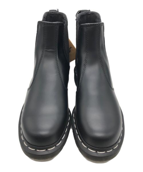 Dr.Martens（ドクターマーチン）Dr.Martens (ドクターマーチン) ホワイトステッチチェルシーブーツ ブラック サイズ:SIZE UK7 未使用品の古着・服飾アイテム