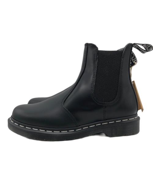 Dr.Martens（ドクターマーチン）Dr.Martens (ドクターマーチン) ホワイトステッチチェルシーブーツ ブラック サイズ:SIZE UK7 未使用品の古着・服飾アイテム