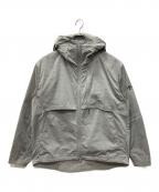 DESCENTE ALLTERRAINデザイント オルテライン）の古着「GREYISH RIPSTOP パーカー」｜グレー