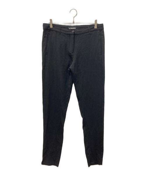 ANN DEMEULEMEESTER（アンドゥムルメステール）ANN DEMEULEMEESTER (アンドゥムルメステール) イージーテーパードパンツ ブラック サイズ:SIZE 42の古着・服飾アイテム