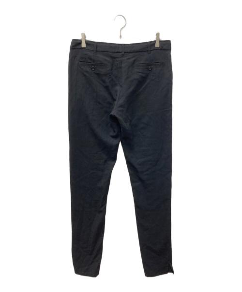 ANN DEMEULEMEESTER（アンドゥムルメステール）ANN DEMEULEMEESTER (アンドゥムルメステール) イージーテーパードパンツ ブラック サイズ:SIZE 42の古着・服飾アイテム