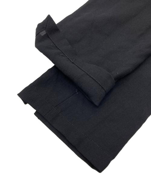 ANN DEMEULEMEESTER（アンドゥムルメステール）ANN DEMEULEMEESTER (アンドゥムルメステール) イージーテーパードパンツ ブラック サイズ:SIZE 42の古着・服飾アイテム