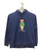 POLO RALPH LAURENポロ・ラルフローレン）の古着「ポロベア プルオーバーパーカー」｜ネイビー