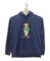 POLO RALPH LAUREN（ポロ・ラルフローレン）の古着「ポロベア プルオーバーパーカー」｜ネイビー