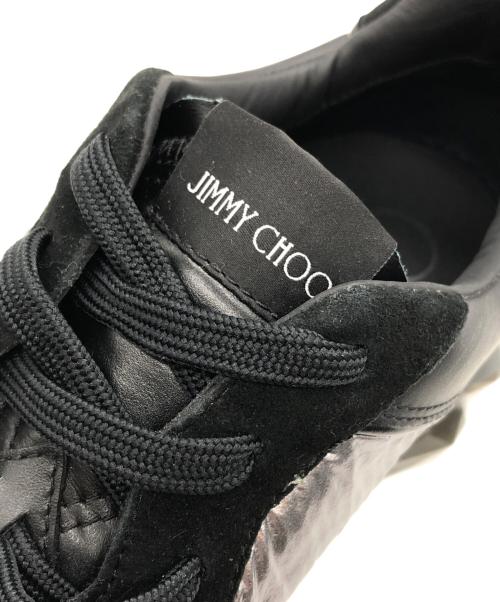 JIMMY CHOO（ジミーチュウ）JIMMY CHOO (ジミーチュウ) DIAMOND X STRAP スニーカー ブラック サイズ:42の古着・服飾アイテム