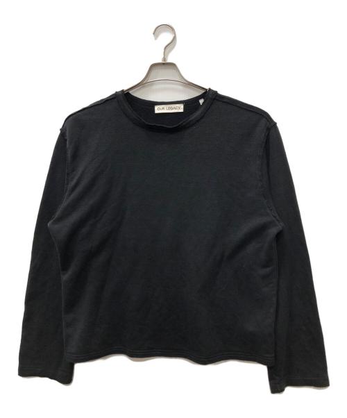 OUR LEGACY（アワーレガシー）OUR LEGACY (アワーレガシー) INVERTED SWEATSHIRT ブラック サイズ:46の古着・服飾アイテム