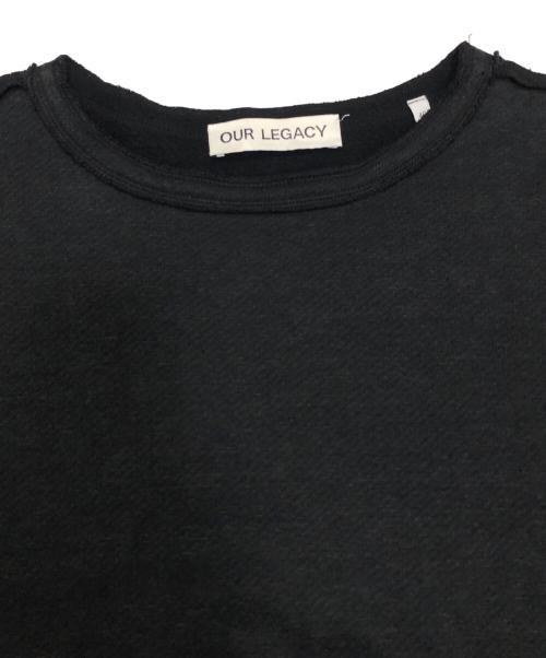 OUR LEGACY（アワーレガシー）OUR LEGACY (アワーレガシー) INVERTED SWEATSHIRT ブラック サイズ:46の古着・服飾アイテム
