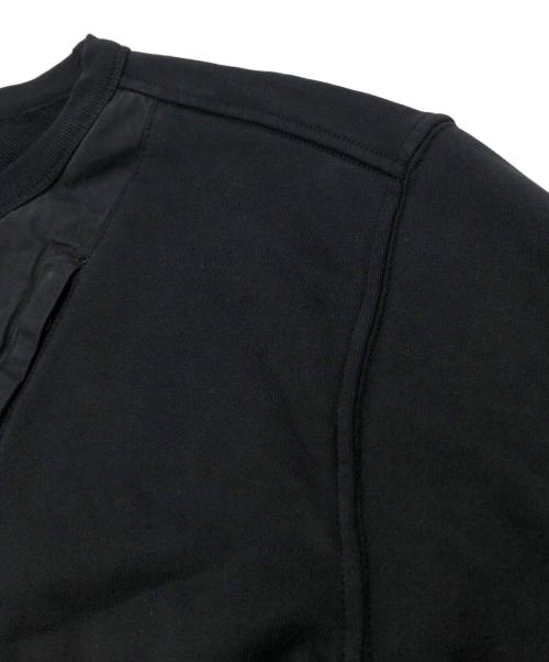 STONE ISLAND（ストーンアイランド）STONE ISLAND (ストーンアイランド) ZIPPER POCKET SWEAT SHIRTS ブラック サイズ:Mの古着・服飾アイテム