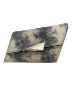 Acne studiosアクネ ストゥディオズ）の古着「OFF-WHITE & GRAY MICRO DISTORTION BAG」｜グレー