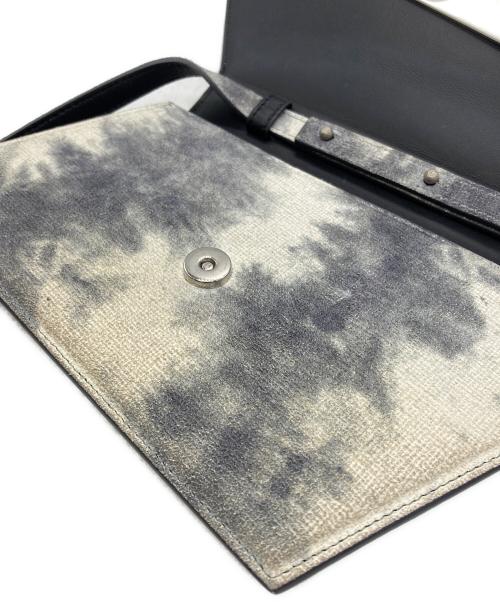 Acne studios（アクネ ストゥディオズ）Acne studios (アクネ ストゥディオズ) OFF-WHITE & GRAY MICRO DISTORTION BAG グレーの古着・服飾アイテム
