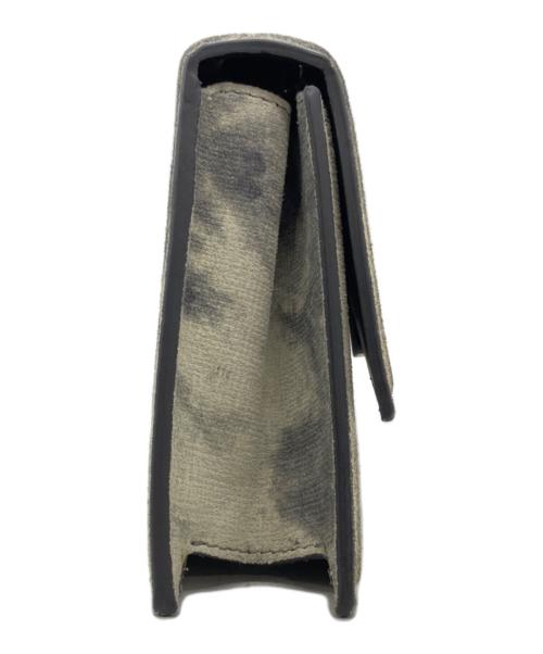 Acne studios（アクネ ストゥディオズ）Acne studios (アクネ ストゥディオズ) OFF-WHITE & GRAY MICRO DISTORTION BAG グレーの古着・服飾アイテム