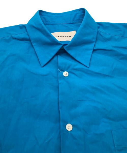 MARKAWARE（マーカウェア）MARKAWARE (マーカウェア) COMFORT FIT S/S SHIRT ブルー サイズ:M 未使用品の古着・服飾アイテム