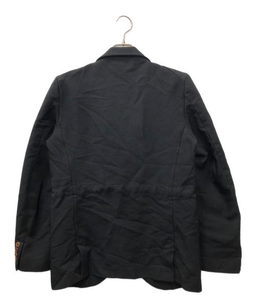 COMME des GARCONS HOMME DEUX（コムデギャルソン オム ドゥ）COMME des GARCONS HOMME DEUX (コムデギャルソン オム ドゥ) タイウエストシングルブレステッドブレザー ブラック サイズ:Sの古着・服飾アイテム