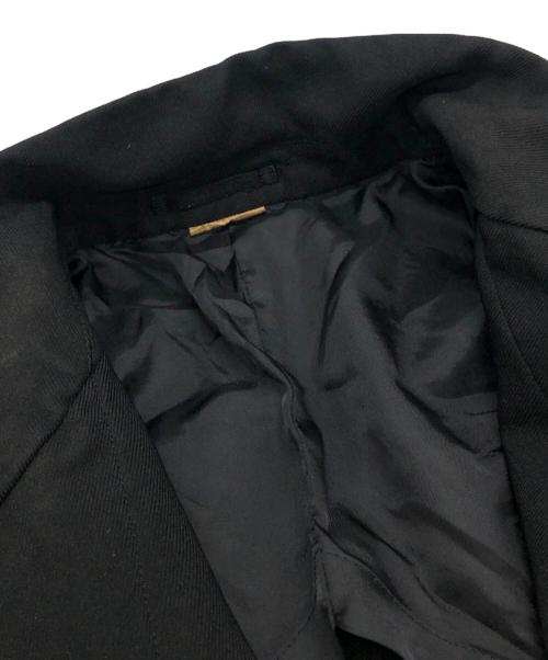 COMME des GARCONS HOMME DEUX（コムデギャルソン オム ドゥ）COMME des GARCONS HOMME DEUX (コムデギャルソン オム ドゥ) タイウエストシングルブレステッドブレザー ブラック サイズ:Sの古着・服飾アイテム
