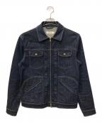 YCHAIイカイ）の古着「RIDER GIUBBINO ZIP デニムジャケット」｜インディゴ