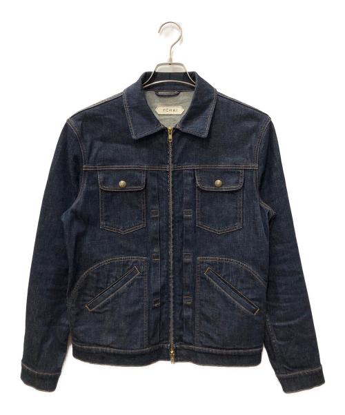 YCHAI（イカイ）YCHAI (イカイ) RIDER GIUBBINO ZIP デニムジャケット インディゴ サイズ:SIZE 46の古着・服飾アイテム