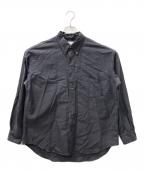 Graphpaperグラフペーパー）の古着「Oxford L/S B.D Box Shirt」｜グレー