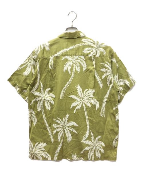 Patagonia（パタゴニア）Patagonia (パタゴニア) pataloha ヤシの木柄 コットンアロハシャツ カーキ サイズ:SIZE Mの古着・服飾アイテム
