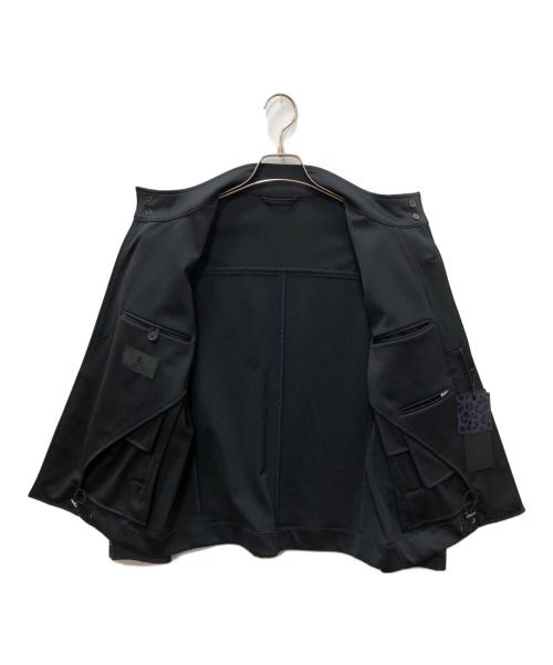 LANVIN COLLECTION（ランバンコレクション）LANVIN COLLECTION (ランバンコレクション) JERSEY PARIS SWING TOP ネイビー サイズ:SIZE 48の古着・服飾アイテム