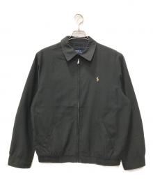 POLO RALPH LAUREN（ポロ・ラルフローレン）の古着「スイングトップ」｜ブラック