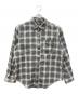 tatoo studio yamada（タトゥースタジオ ヤマダ）の古着「TSY ORIGINAL OMBRE CHECK SHIRTS」｜グレー