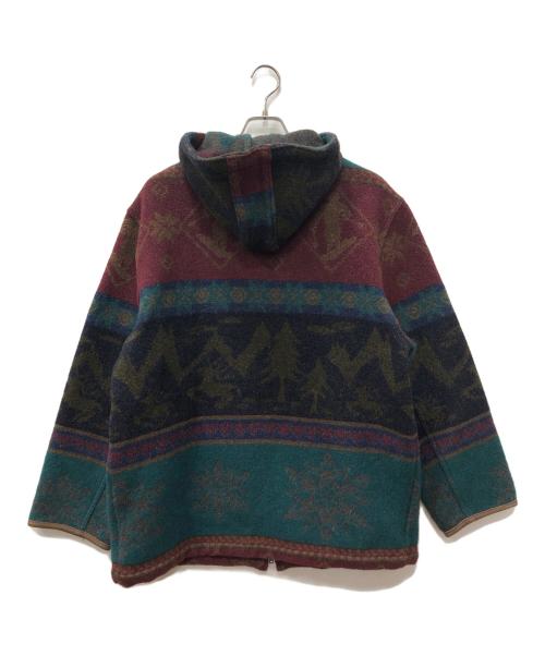 L.L.Bean（エルエルビーン）L.L.Bean (エルエルビーン) ネイティブ柄フーデットジャケット ブラウン サイズ:Mの古着・服飾アイテム