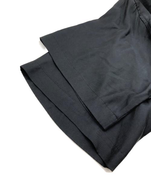 stein（シュタイン）stein (シュタイン) OVERSIZED CUPRO OPEN COLLAR SS SHIRT ブラック サイズ:SIZE Sの古着・服飾アイテム