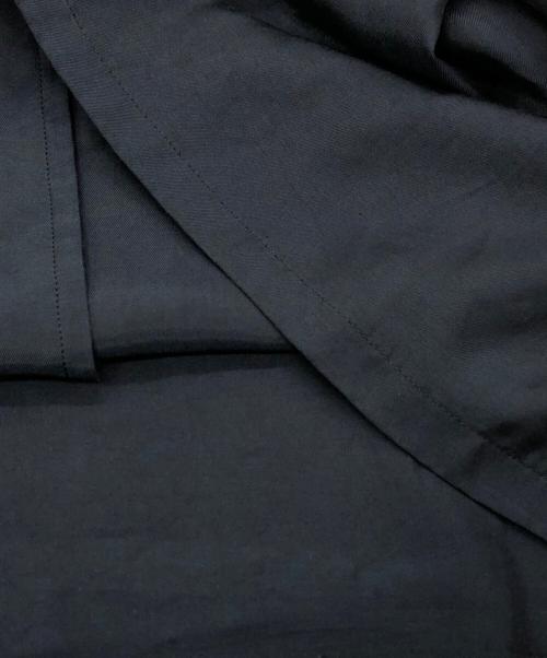 stein（シュタイン）stein (シュタイン) OVERSIZED CUPRO OPEN COLLAR SS SHIRT ブラック サイズ:SIZE Sの古着・服飾アイテム