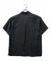 stein (シュタイン) OVERSIZED CUPRO OPEN COLLAR SS SHIRT ブラック サイズ:SIZE S：10000円