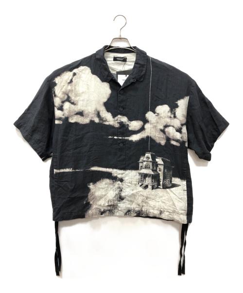 UNDERCOVER（アンダーカバー）UNDERCOVER (アンダーカバー) Cloud Print Linen Shirt グレー サイズ:3の古着・服飾アイテム