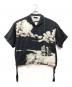 UNDERCOVER（アンダーカバー）の古着「Cloud Print Linen Shirt」｜グレー