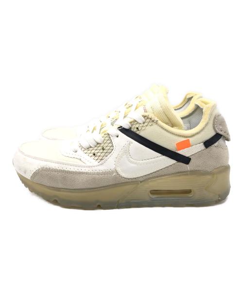 NIKE（ナイキ）NIKE (ナイキ) OFFWHITE (オフホワイト) THE 10 : AIR MAX 90 ホワイト サイズ:SIZE 26.5cmの古着・服飾アイテム