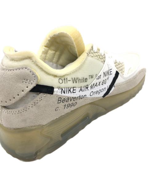 NIKE（ナイキ）NIKE (ナイキ) OFFWHITE (オフホワイト) THE 10 : AIR MAX 90 ホワイト サイズ:SIZE 26.5cmの古着・服飾アイテム