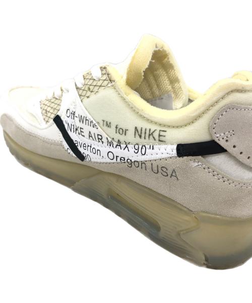 NIKE（ナイキ）NIKE (ナイキ) OFFWHITE (オフホワイト) THE 10 : AIR MAX 90 ホワイト サイズ:SIZE 26.5cmの古着・服飾アイテム