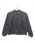 KAPTAIN SUNSHINEキャプテンサンシャイン）の古着「リネントラッカージャケット/Linen Tracker Jacket」｜ブラック