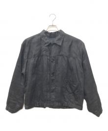 KAPTAIN SUNSHINE（キャプテンサンシャイン）の古着「リネントラッカージャケット/Linen Tracker Jacket」｜ブラック