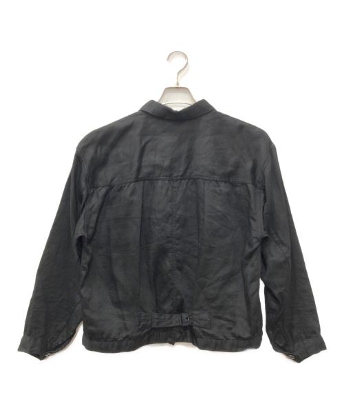 KAPTAIN SUNSHINE（キャプテンサンシャイン）KAPTAIN SUNSHINE (キャプテンサンシャイン) リネントラッカージャケット/Linen Tracker Jacket ブラック サイズ:40の古着・服飾アイテム