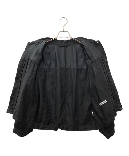 KAPTAIN SUNSHINE（キャプテンサンシャイン）KAPTAIN SUNSHINE (キャプテンサンシャイン) リネントラッカージャケット/Linen Tracker Jacket ブラック サイズ:40の古着・服飾アイテム