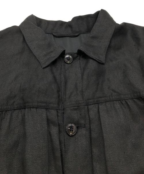 KAPTAIN SUNSHINE（キャプテンサンシャイン）KAPTAIN SUNSHINE (キャプテンサンシャイン) リネントラッカージャケット/Linen Tracker Jacket ブラック サイズ:40の古着・服飾アイテム