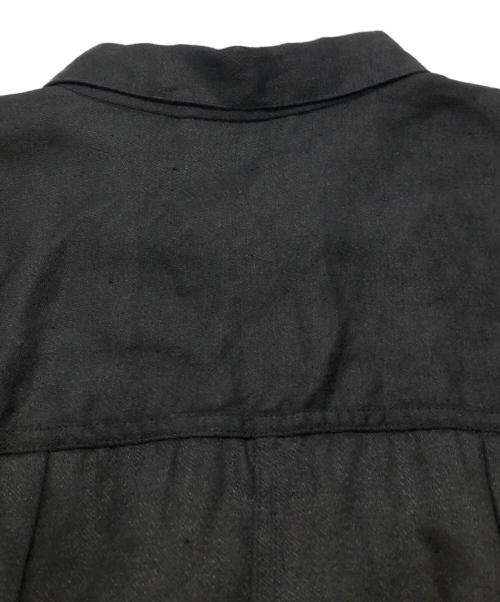 KAPTAIN SUNSHINE（キャプテンサンシャイン）KAPTAIN SUNSHINE (キャプテンサンシャイン) リネントラッカージャケット/Linen Tracker Jacket ブラック サイズ:40の古着・服飾アイテム