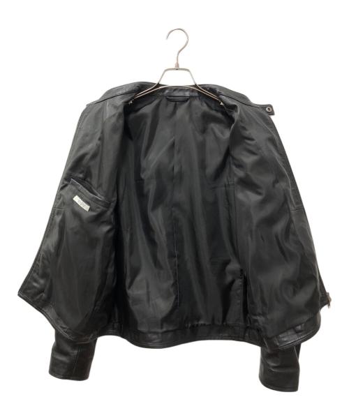 JOURNAL STANDARD（ジャーナルスタンダード）JOURNAL STANDARD (ジャーナルスタンダード) ウォッシュ シープ レザー シングル ライダース ブラック サイズ:Ｍの古着・服飾アイテム