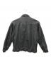 BEAMS (ビームス) ユーズド加工 レザー ジップブルゾン ブラック サイズ:L：20000円