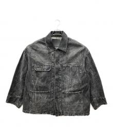 MAISON SPECIAL（メゾンスペシャル）の古着「prime-over vintage Like denime COVERALL」｜ブラック
