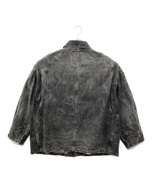 MAISON SPECIAL（メゾンスペシャル）MAISON SPECIAL (メゾンスペシャル) prime-over vintage Like denime COVERALL ブラック サイズ:1の古着・服飾アイテム