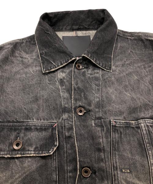 MAISON SPECIAL（メゾンスペシャル）MAISON SPECIAL (メゾンスペシャル) prime-over vintage Like denime COVERALL ブラック サイズ:1の古着・服飾アイテム