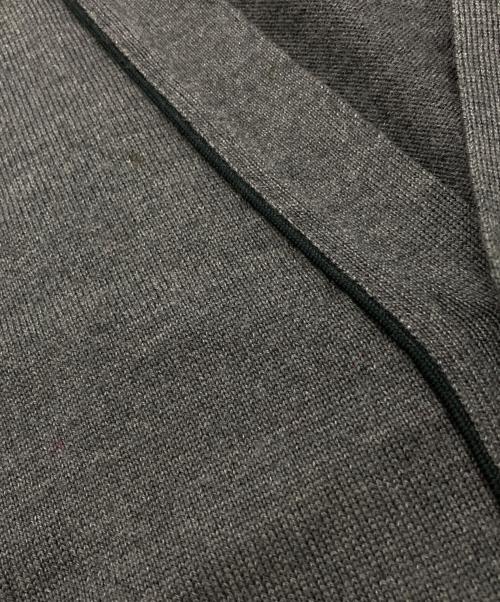 GUCCI（グッチ）GUCCI (グッチ) Vネックウールカーディガン グレー サイズ:XSの古着・服飾アイテム