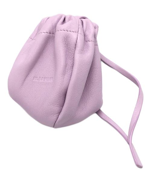 JIL SANDER（ジルサンダー）JIL SANDER (ジルサンダー) リップルポーチ/RIPPLE POUCH パープルの古着・服飾アイテム