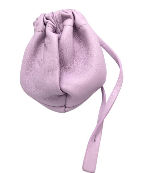 JIL SANDER（ジルサンダー）JIL SANDER (ジルサンダー) リップルポーチ/RIPPLE POUCH パープルの古着・服飾アイテム